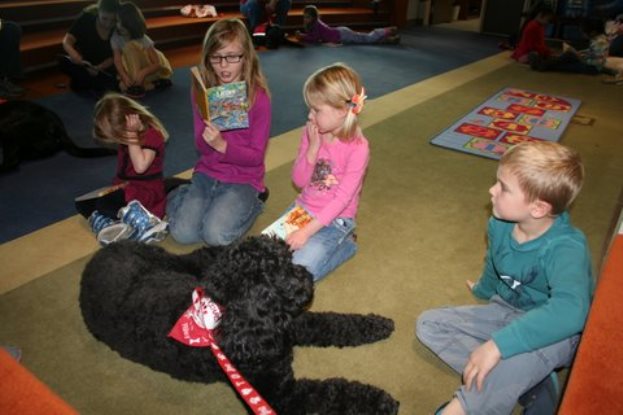 Puppy with kids